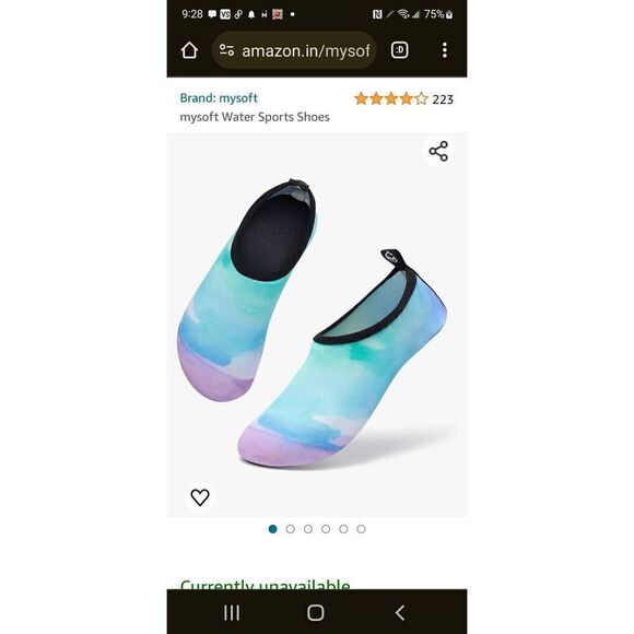 NEW IN PACKAGE NING ADULT WATER SHOES - Picture 1 of 6